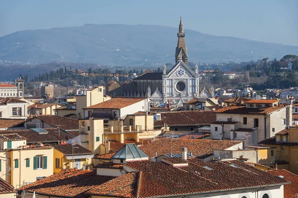 Basilica di Santa Croce, eski Floransa, İtalya — Stok fotoğraf