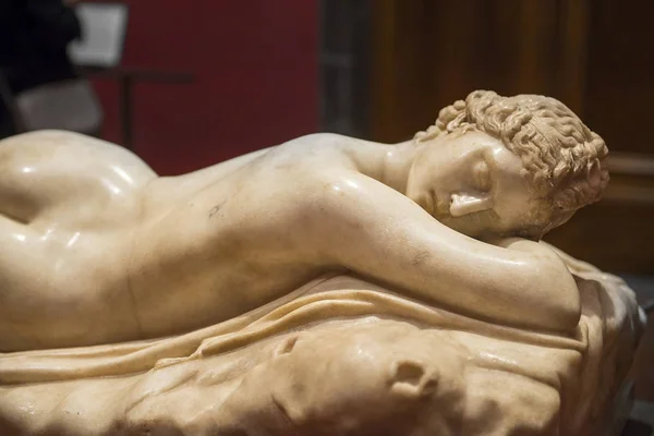 Hermafrodit, Uffizi Galerisi, Floransa uyku — Stok fotoğraf