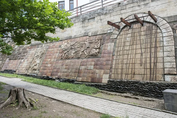 Monumento a los soldados locales, Signagi, Kakheti, Georgia — Foto de Stock