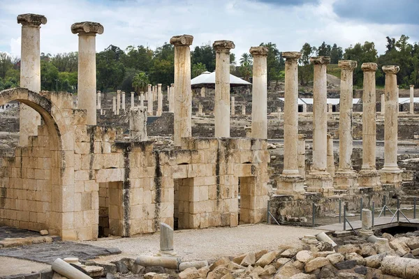 Sitio arqueológico, Beit Shean, Israel — Foto de Stock