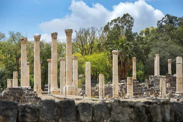 Sítio arqueológico, Beit Shean, Israel — Fotografia de Stock