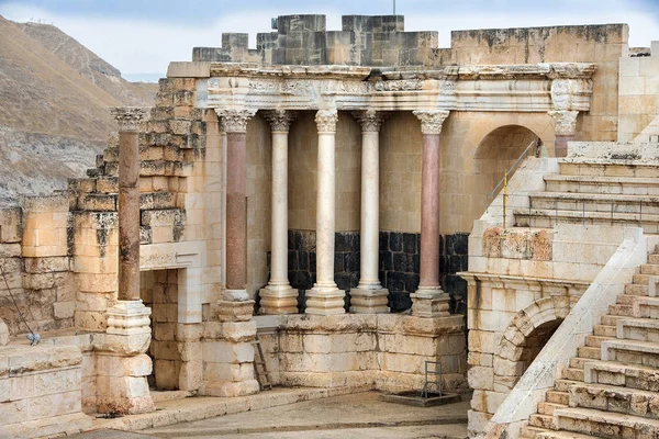 Archaeological site, Beit Shean, Israel — Stock Photo, Image