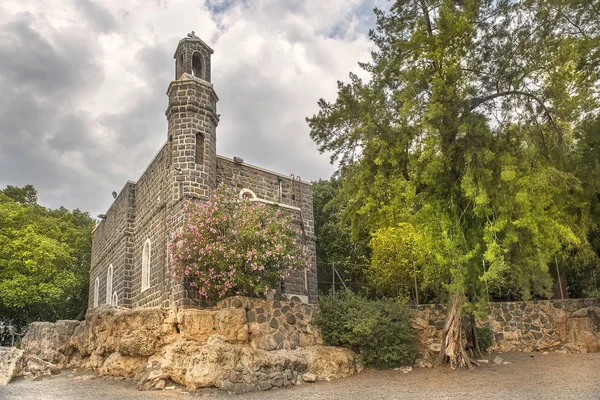 Kapel van het primaat van Peter, Tabgha, Israël — Stockfoto