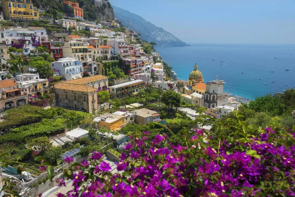 Vista pitoresca de Positano, Costa Amalfitana, Itália — Fotografia de Stock