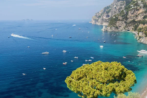 Positano, Amalfi kusten, Kampanien, Italien — Stockfoto