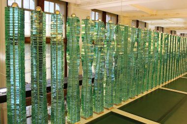 sanatsal cam, Victoria ve Albert Müzesi, Londra topluluğu ile salonu