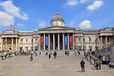 facade of National Gallery of London clipart