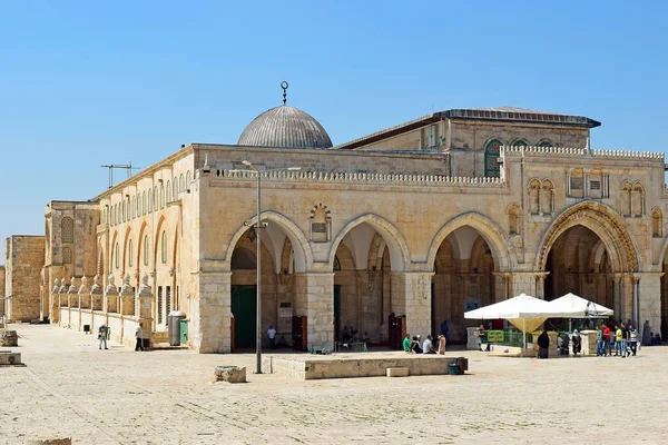 Mosquée Al Aqsa au Mont du Temple, Jérusalem, Israël — Photo