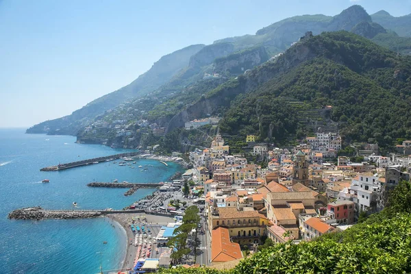 Amalfi, záliv Salerno, Itálie — Stock fotografie