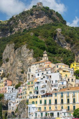güzel manzara Amalfi, Körfez, Salerno, İtalya