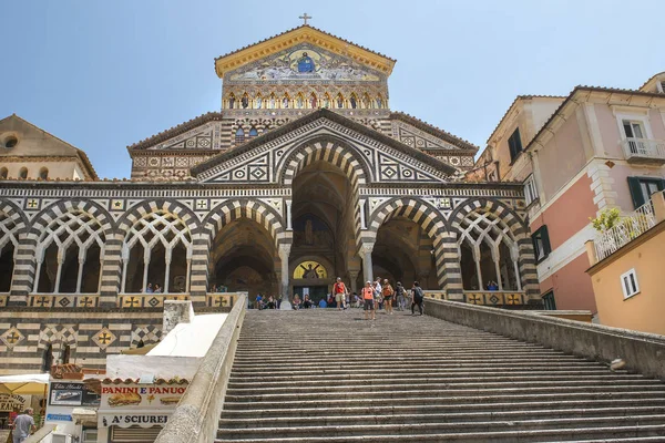 Amalfi Katedrali, Amalfi, İtalya — Stok fotoğraf