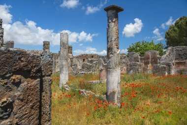 Pompei'nin kalıntıları, Unesco Dünya Mirası, Campania bölgesinde, İtalya
