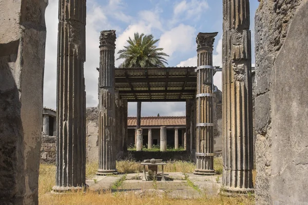 Pompei romok, Unesco Világörökség, Olaszország Campania régiójában, Olaszország — Stock Fotó