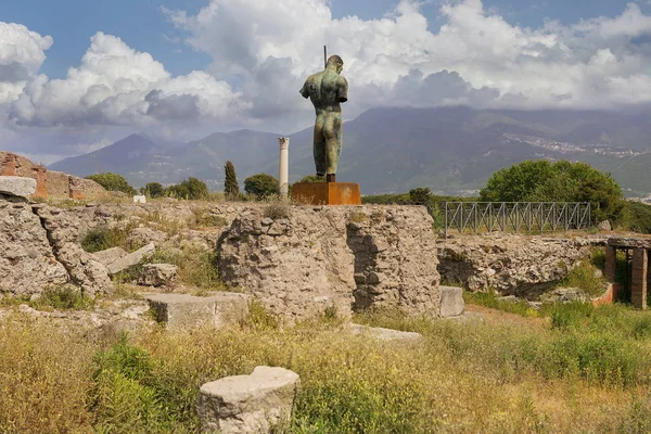 Regionie ruiny, wpisanego na listę światowego dziedzictwa UNESCO, Kampania na Pompei, Włochy — Zdjęcie stockowe