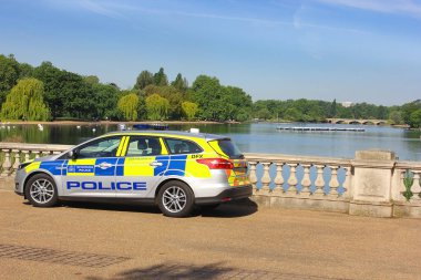 Araba, serpantin Gölü, Hyde Park Londra'nın polis