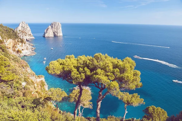 Lugares pintorescos en Capri — Foto de Stock