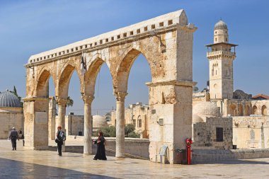 Temple Mount, Kudüs, İsrail üzerinde karmaşık