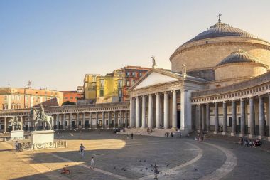 San Francesco Paola on Piazza del Plebiscito, Naples, Italy