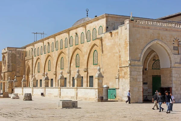 Mezquita Al Aqsa en el Monte del Templo, Jerusalén, Israel — Foto de Stock