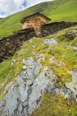 köy Ushguli üst Svaneti, Gürcistan