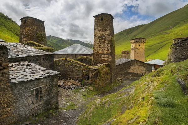 köy Ushguli üst Svaneti, Gürcistan