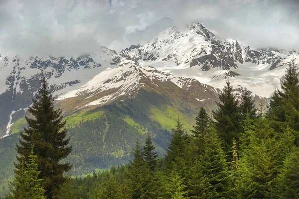 Büyük Kafkasya aralığı, kazbegi bölge, Gürcistan — Stok fotoğraf
