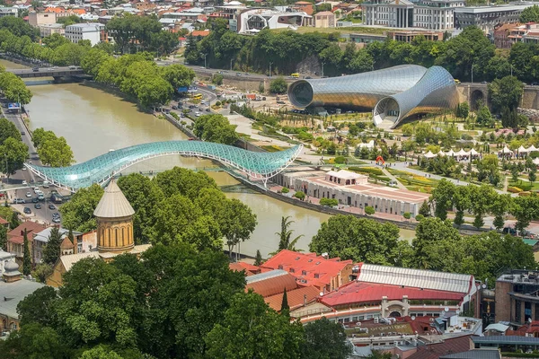 Moderne symbolen van Tbilisi, Georgië Rechtenvrije Stockafbeeldingen