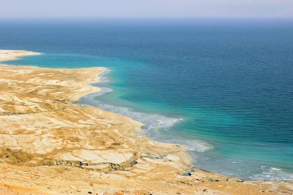 Catástrofe ambiental no Mar Morto, Israel — Fotografia de Stock