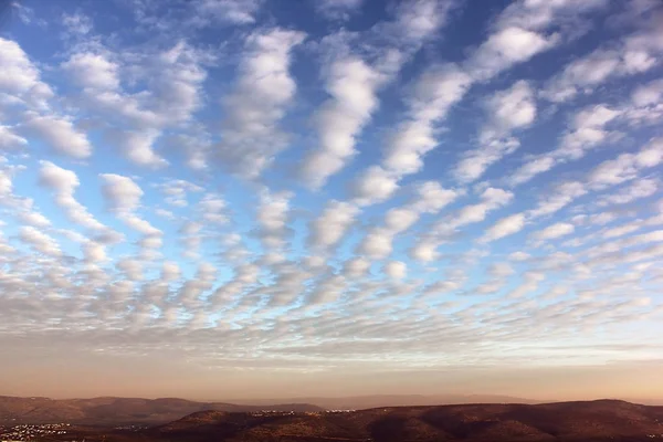 Cana Galilee, İsrail'in üzerinde güzel gündoğumu — Stok fotoğraf