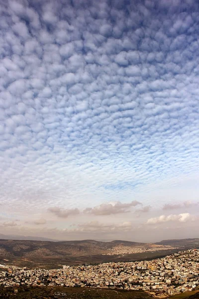 Cana Galilee, İsrail'in üzerinde güzel gündoğumu — Stok fotoğraf