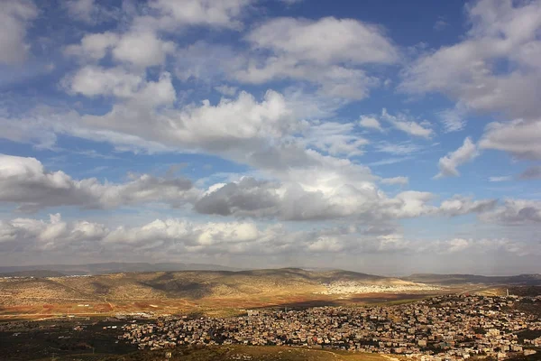 Cana Galilee, İsrail'in üzerinde güzel gündoğumu — Stok fotoğraf