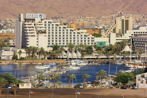 Moderna hotel King Solomon i populära semesterorten - Eilat — Stockfoto