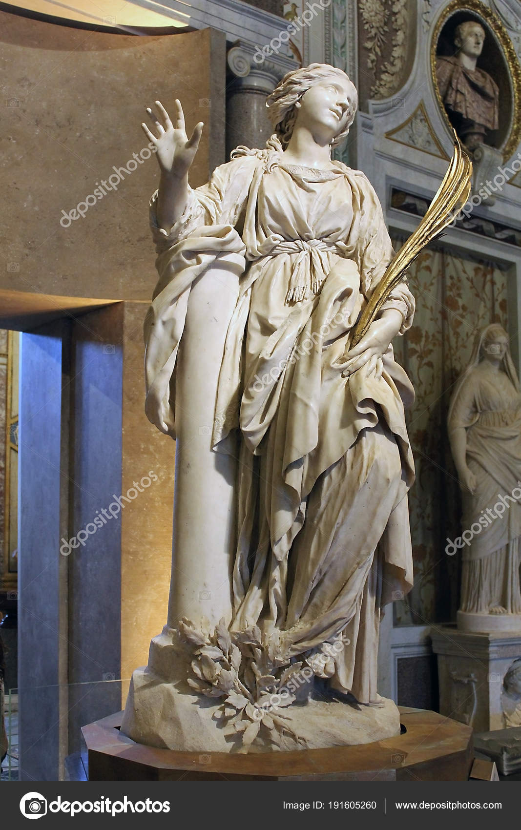 ローマ イタリア 2018 大理石彫刻サン Bibiana 有名な彫刻家