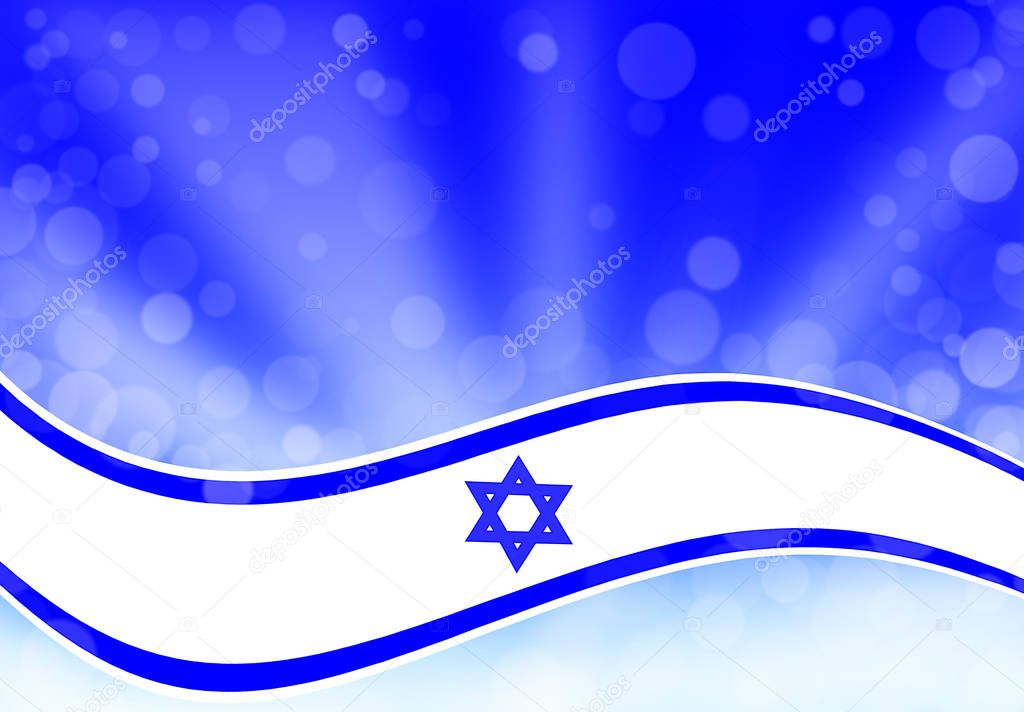 illustration of the day of independence of Israel