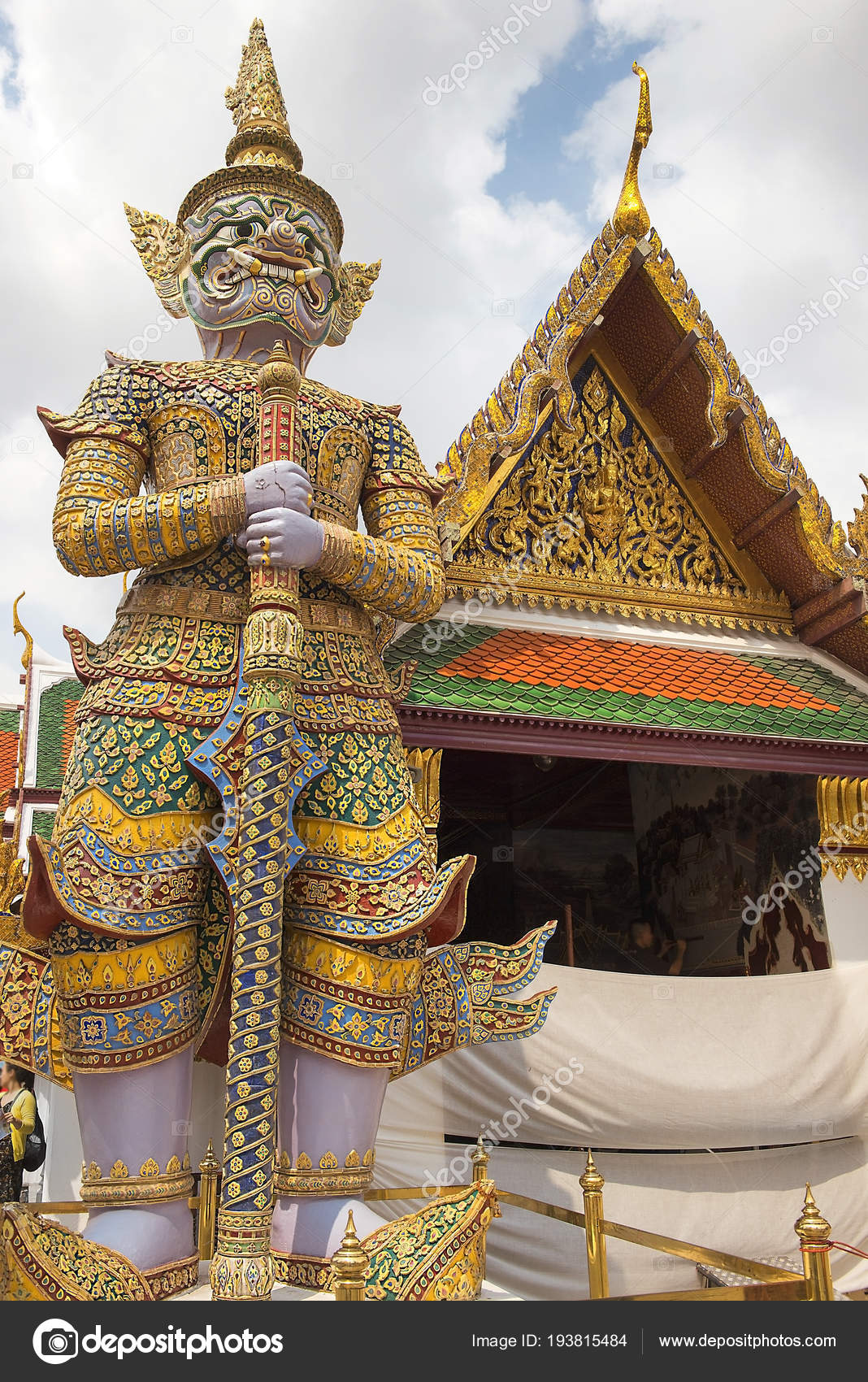 Bangkok Thailand March 18 Yak Giant Sculpture Wat Phra Kaew Stock Editorial Photo C Irisphoto11 Bangkok Thailand March 18 Yak Giant Sculpture Wat Phra Kaew Stock Editorial Photo C Irisphoto11