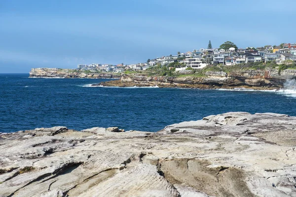 悉尼海滨漫步 从库吉到马鲁布拉的道路 与海洋的景观 澳大利亚 — 图库照片