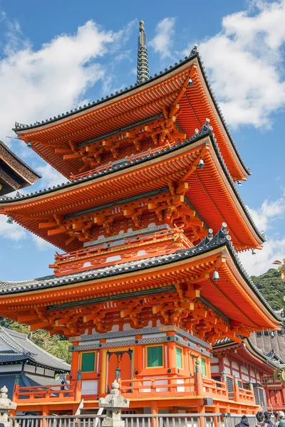 Kiyomizu Dera Complexo Templos Budistas Distrito Higashiyama Kyoto Patrimônio Mundial — Fotografia de Stock