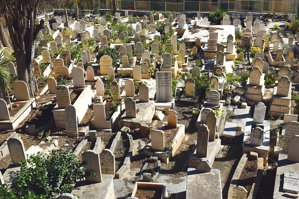 Nazareth Israele Dicembre 2019 Cimitero Musulmano Nella Città Vecchia Nazareth — Foto Stock