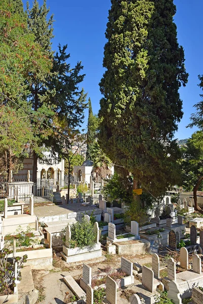 Nazareth Israel Dezembro 2019 Cemitério Muçulmano Cidade Velha Nazaré Israel — Fotografia de Stock