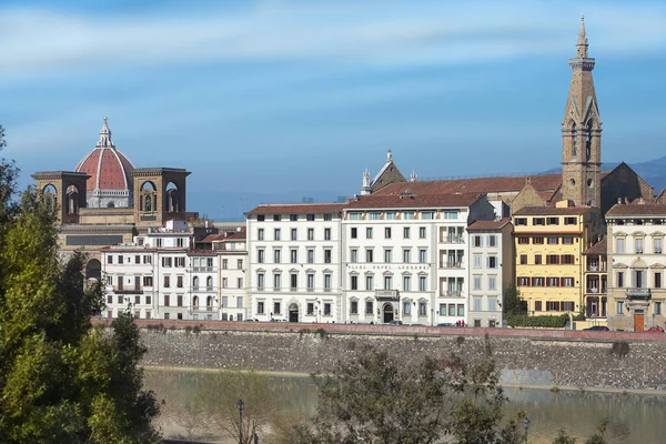 Magnífica Vista Antigua Florencia Desde Altura Del Piazzale Michelangelo Toscana — Foto de Stock