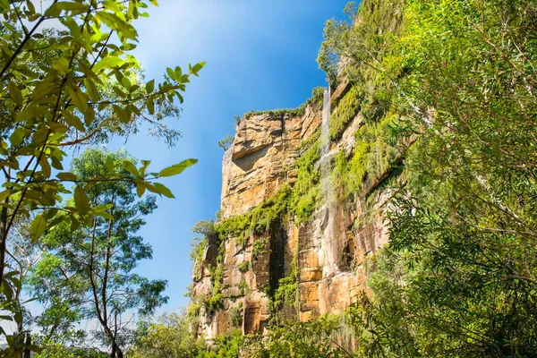 Govetts Leap Falls Menyasszonyi Veil Falls Ereszkedik Grose Valley Található — Stock Fotó
