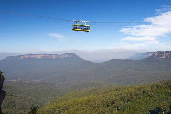 Katoomba オーストラリア 2018年4月25日 オーストラリア ニューサウスウェールズ州ブルーマウンテン国立公園のケーブルカー Skyway Cable Car — ストック写真