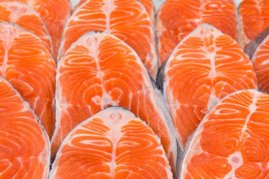 biftek buz somon üzerinden