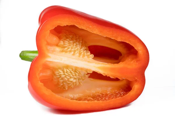 Red paprika pepper in a cut — Stock Photo, Image