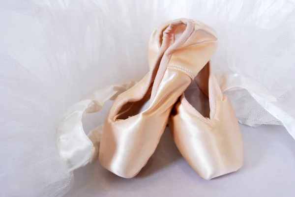 New clean ballet shoes Royalty Free Stock Images