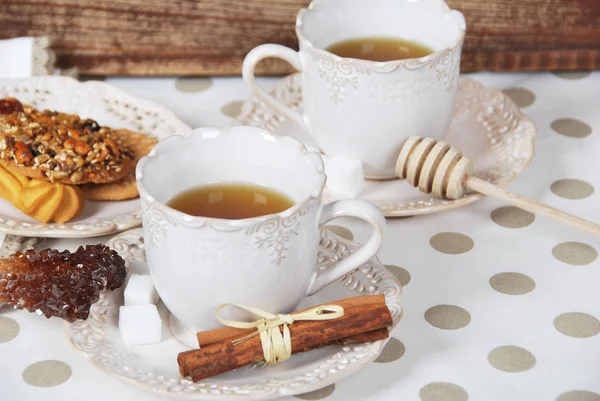 Petit déjeuner rétro chez grand-mère — Photo