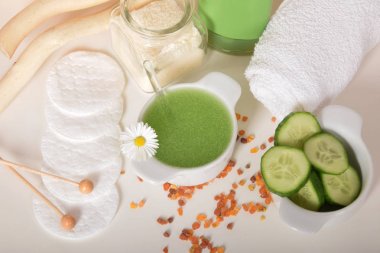 doğal peeling taze salatalık