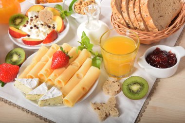 Genç çocuklar için bir iştah açıcı Kahvaltı