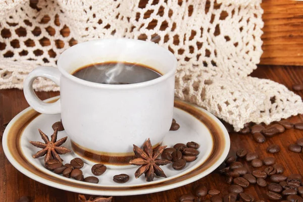 Słodka czarna kawa dla dorosłych śniadanie — Zdjęcie stockowe