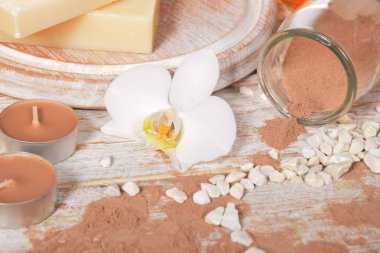 yüz ve göğüs arası ev Spa için çikolata maskesi